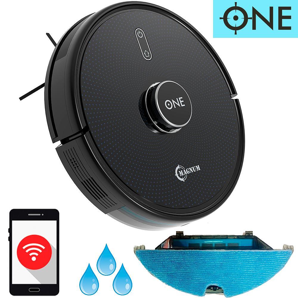 Прахосмукачка робот MAGNUM ONE Black с БГ приложение за сухо и мокро почистване

17.