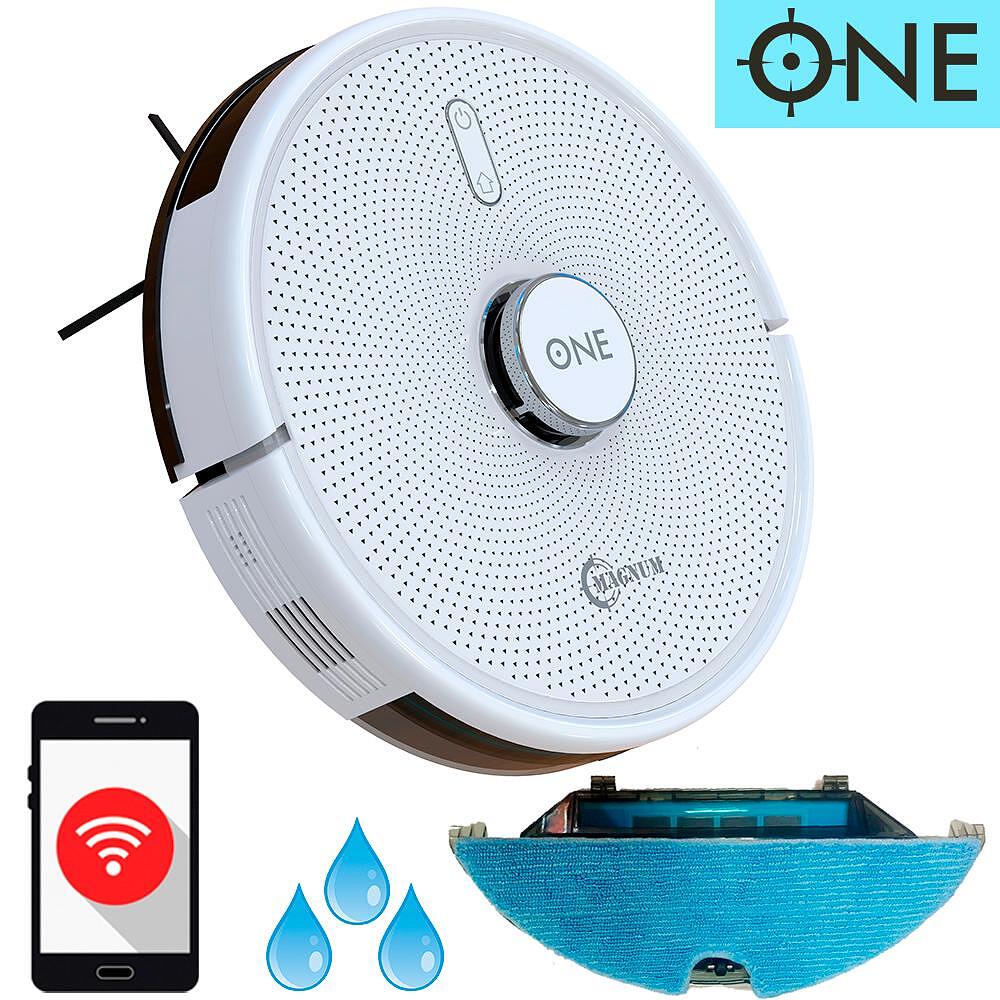 Прахосмукачка робот MAGNUM ONE White с БГ приложение за сухо и мокро почистване

13.