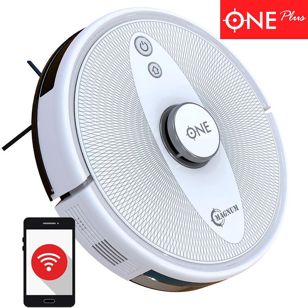 Прахосмукачка робот MAGNUM ONE Plus White с БГ приложение за сухо и мокро почистване

11.