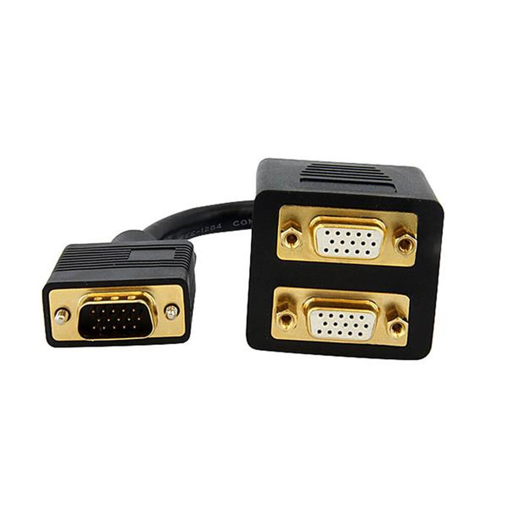 VGA адаптер Startech, 30 см, за свързване на компютри и проектори

13.