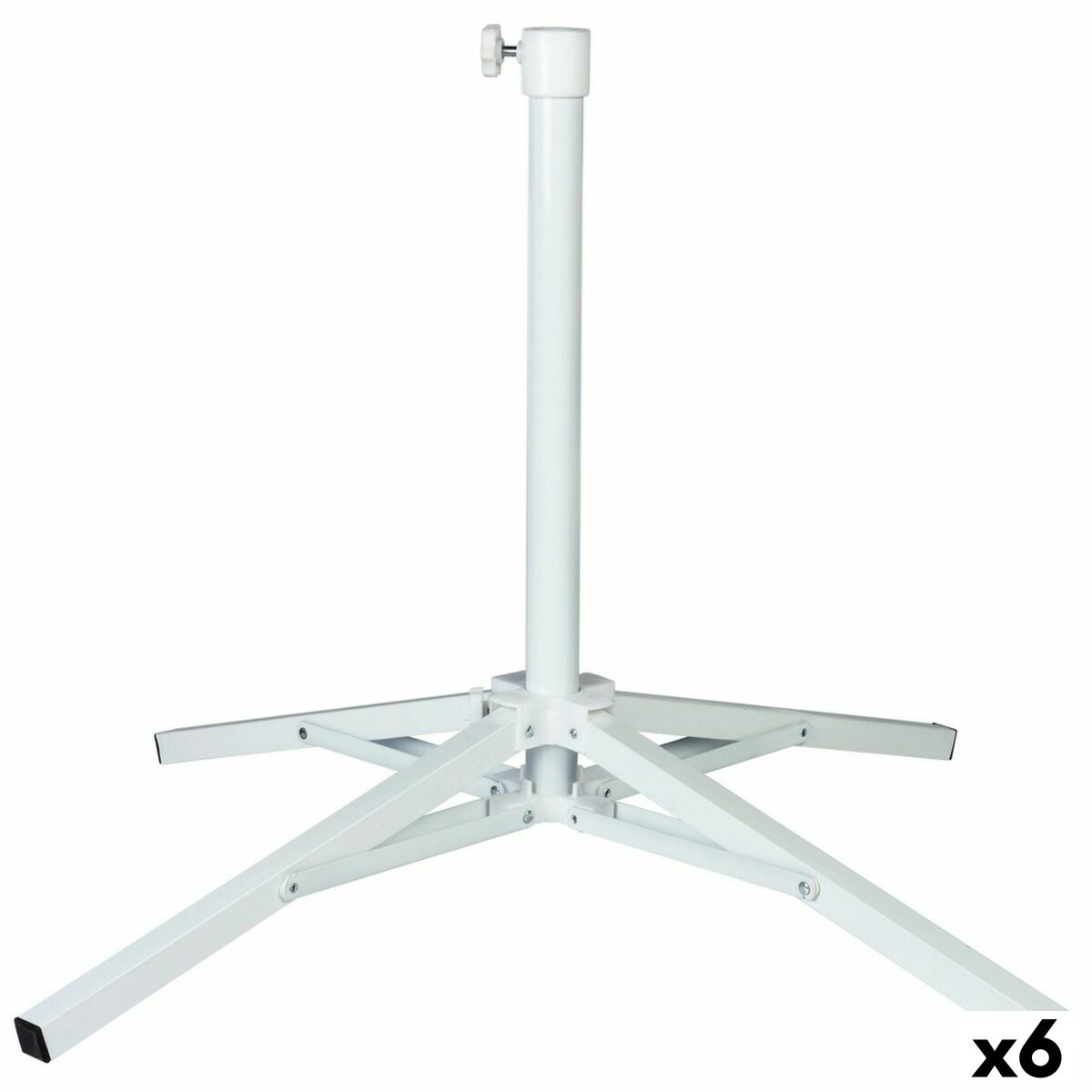 Снимка на Base pour parapluie Aktive 65 x 60,5 x 65 cm Метал Бял (6 броя), Aktive, цена 92.97 лв