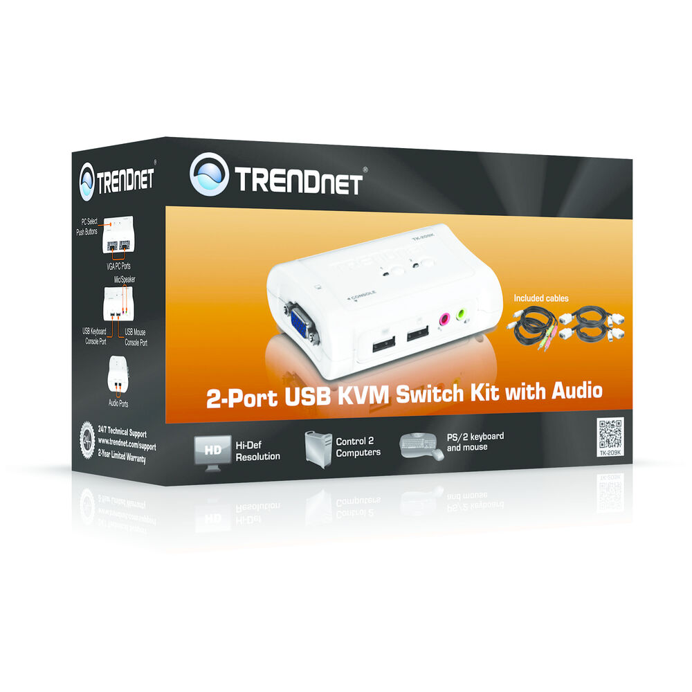 KVM суич Trendnet TK-209K — снимка на продукта от Trendnet