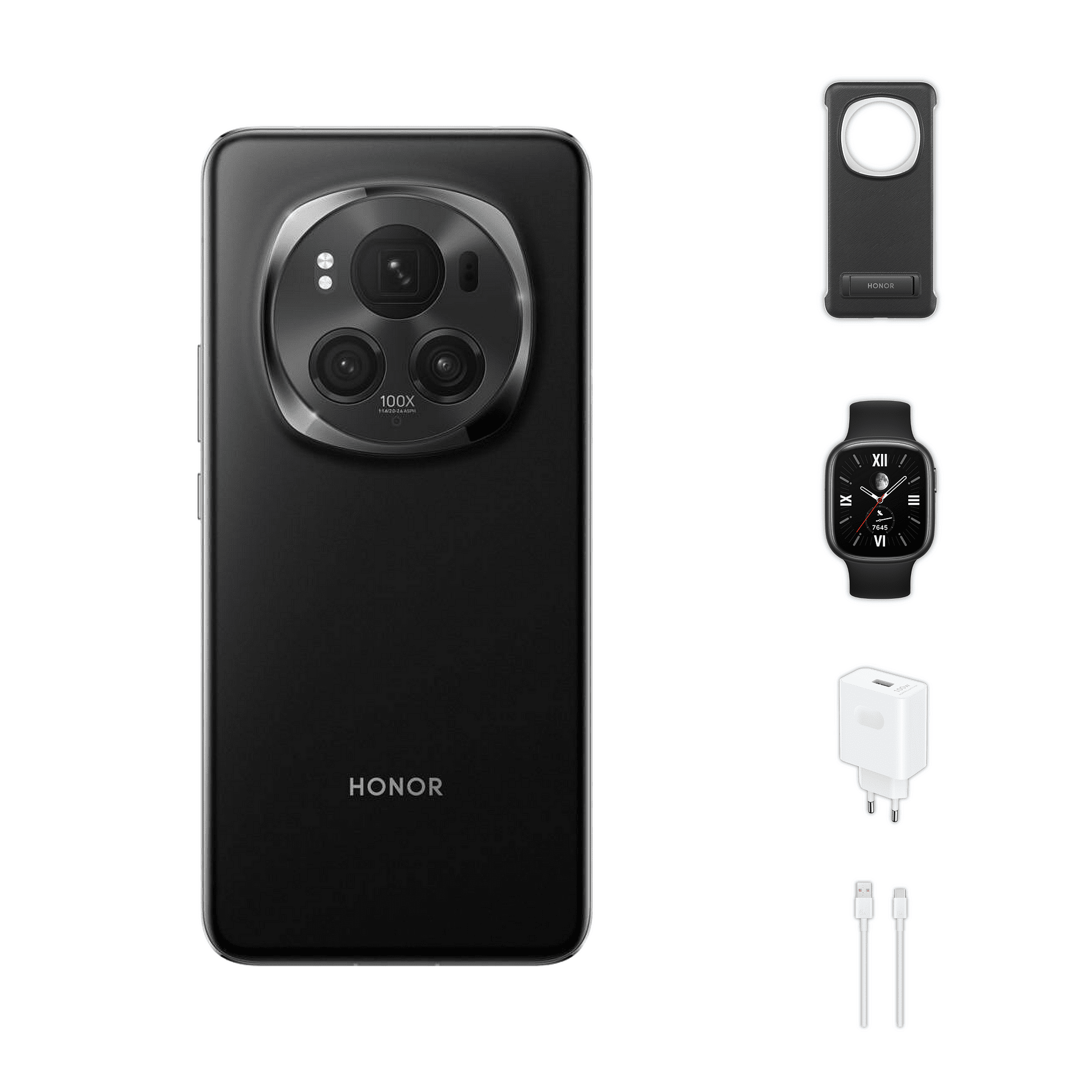 Смартфон Honor MAGIC6 PRO 512GB, с часовник и зарядно, за модерни потребители  

20