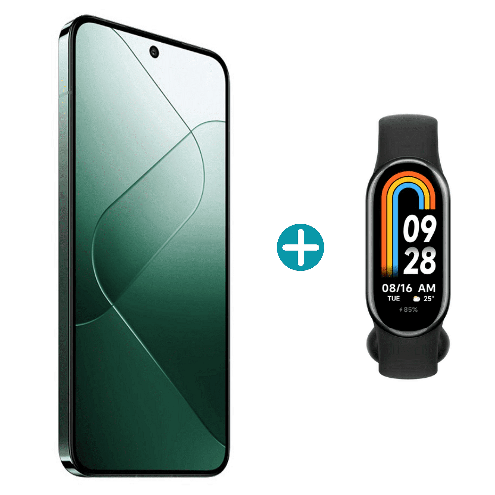 Смартфон Xiaomi 14 5G с 512GB, 12GB RAM, в зелен цвят, за модерни потребители  

13