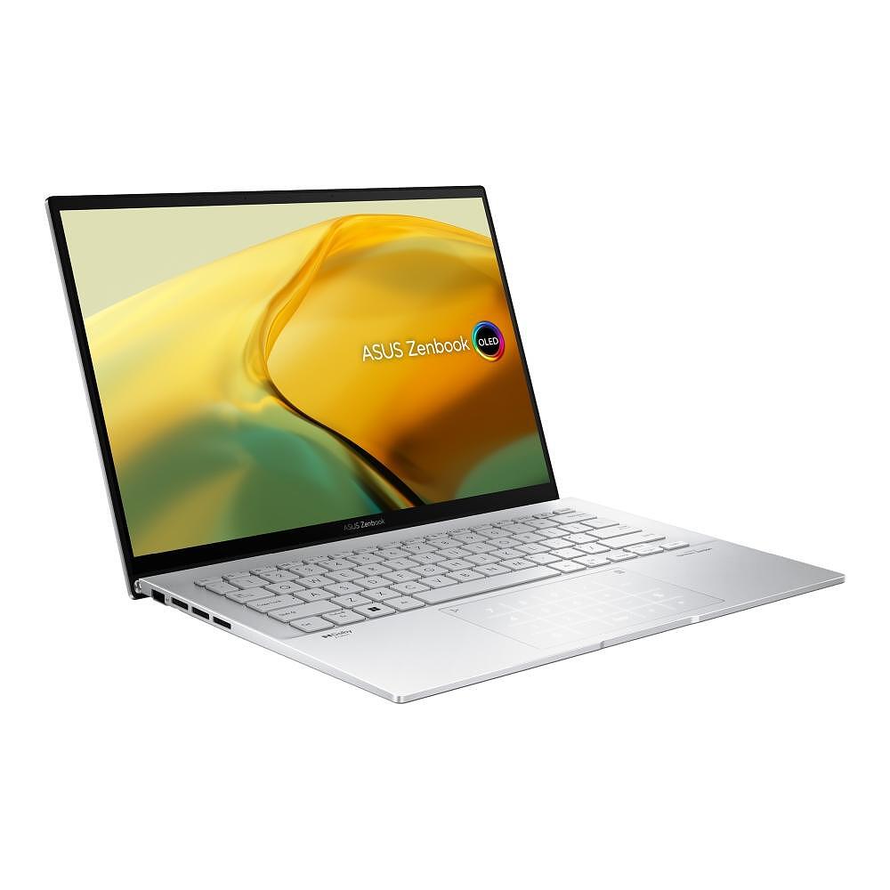 ASUS Zenbook с 14" WQXGA+ дисплей, сребрист цвят  

15