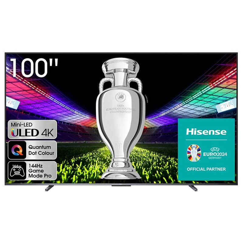Hisense 100U7KQ QLED Smart TV 100 инча с висока резолюция, за онлайн поръчка  

4
