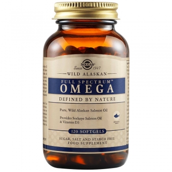 СОЛГАР Пълен спектър омега киселини меки капс. х 120 