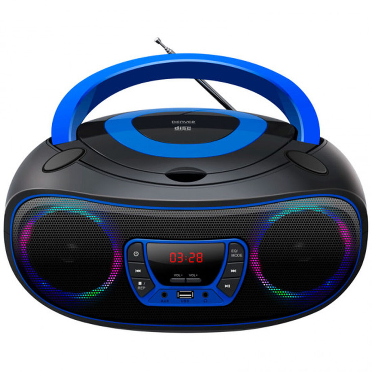 CD MP3 радио Denver Electronics 111141300011 Bluetooth LED LCD — снимка на продукта от Denver Electronics