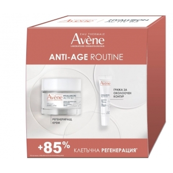 регенериращ крем и околоочен контур АВЕН Хиалурон актив, козметика за лице, хидратация, грижа за кожата  

2