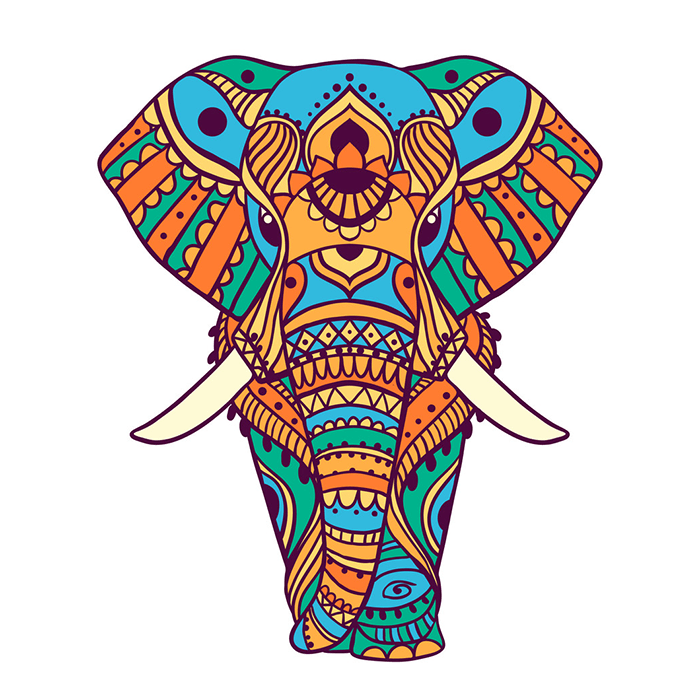 Цветен дървен пъзел под формата на Слон, размер А3, за деца и възрастни

13.