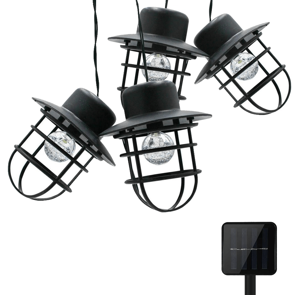 Соларна лампа, фенер, градина, гирлянд, декоративна, LED  

17