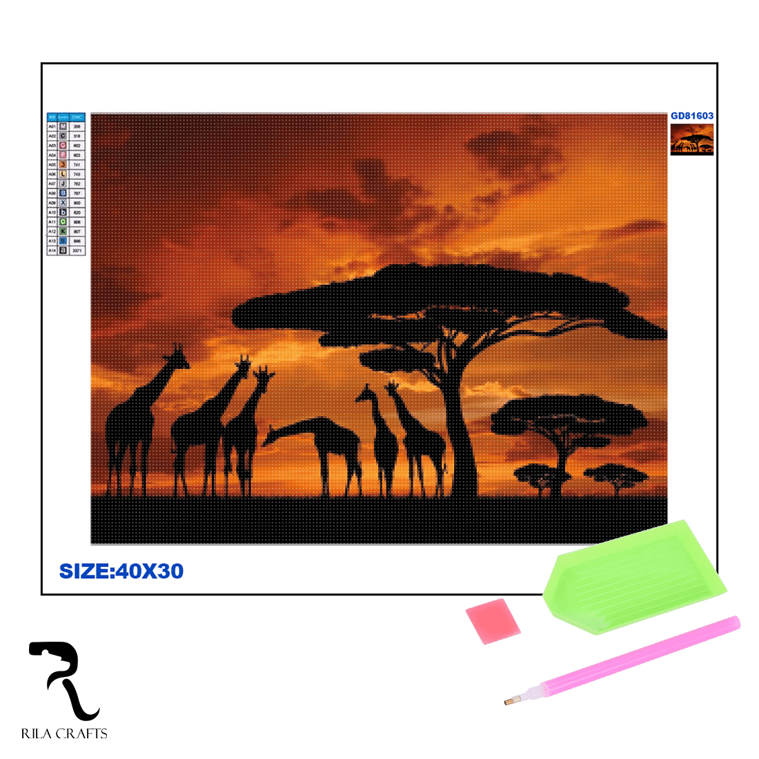 диамантена мозайка, савана, гоблен, 30х40 см, арт, онлайн

17.