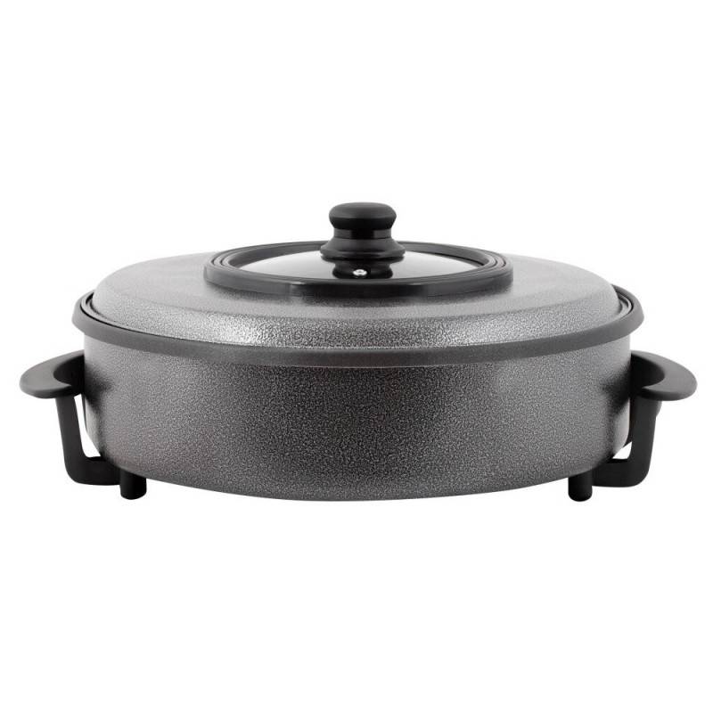 Електрически тиган First Austria FA-5109-2, 1500W, Капак, 5 нива, Термостат, Сив — снимка