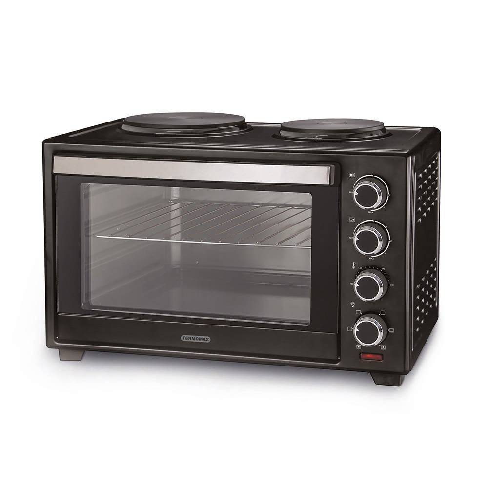 Малка готварска печка TERMOMAX TXC36CL, Вентилаторна, Вградена лампа, Подарък тавичка — снимка