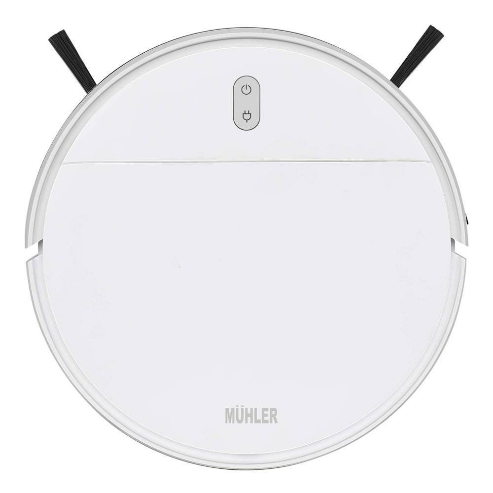 Прахосмукачка робот MUHLER Bobby 1, сухо и мокро почистване, Дистанционно, TuyaSmart приложение, 2 контейнера, 2500 mAh батерия — снимка