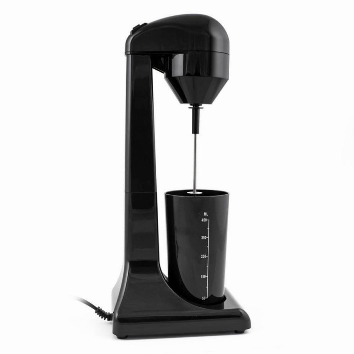 Миксер за фрапе MUHLER FMX-100P, 100W, 2 скорости, Метална бъркалка, Черен — снимка