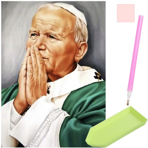 Диамантена мозайка - гоблен, 30х40см, Молитва — снимка