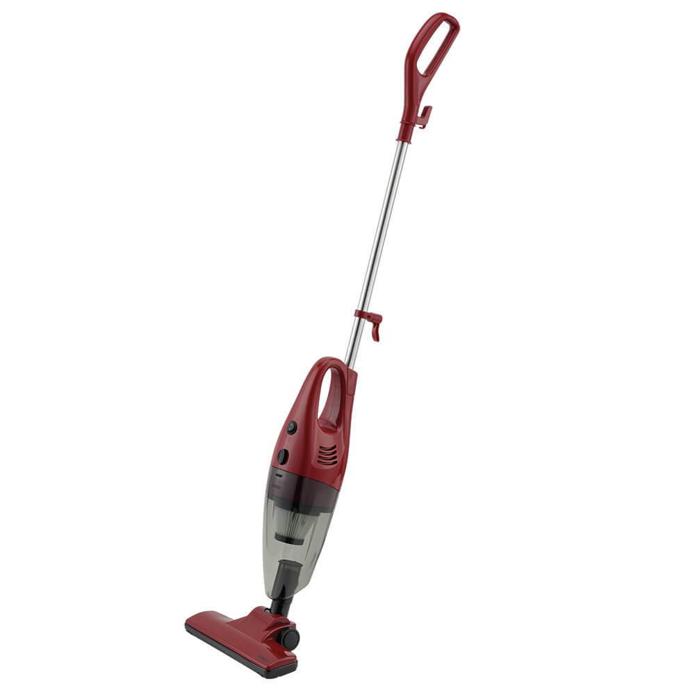 Вертикална прахосмукачка 2в1 Muhler MVS-600 стик, 600W, HEPA филтър, 0.6 L, Червен/Черен — снимка