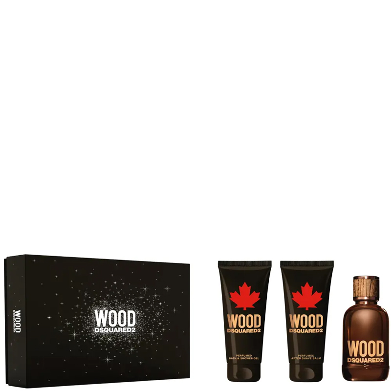 Dsquared Wood For Him комплект 3 части 100 мл - EDT — снимка