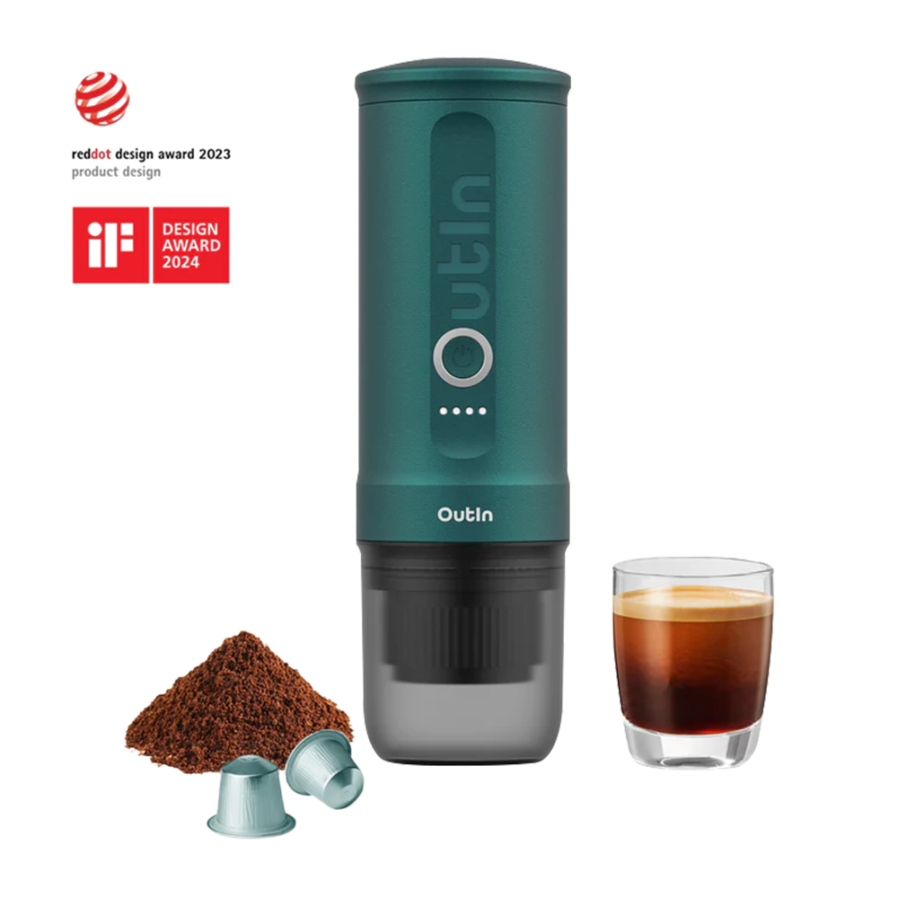 Преносима кафемашина Outin Nano, Teal — снимка на продукта от AirTrade