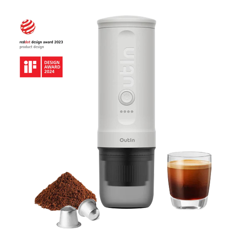 Преносима кафемашина Outin Nano, Pearl White — снимка на продукта от AirTrade