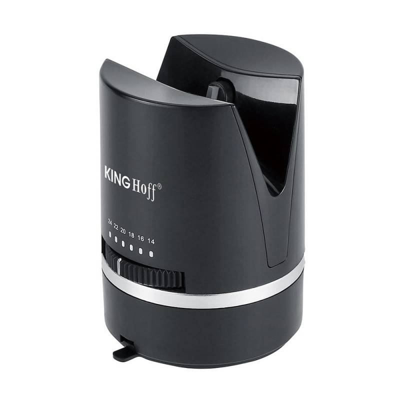 Точило за ножове Kinghoff KH 1675, Волфрам, Регулиране от 14 до 24 градуса, Черен — снимка