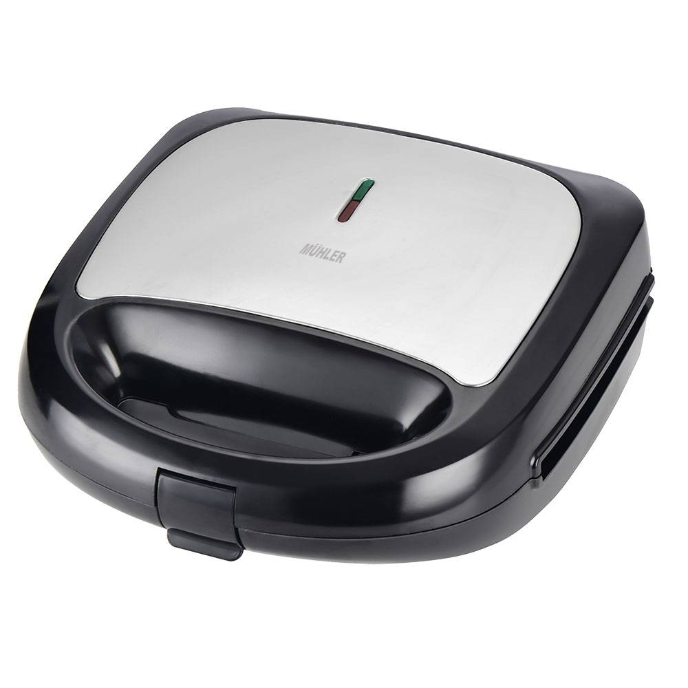 Уред за сандвичи и гофрети 2в1 Muhler MH-899D, плочи-грил и белгийска гофрета — снимка
