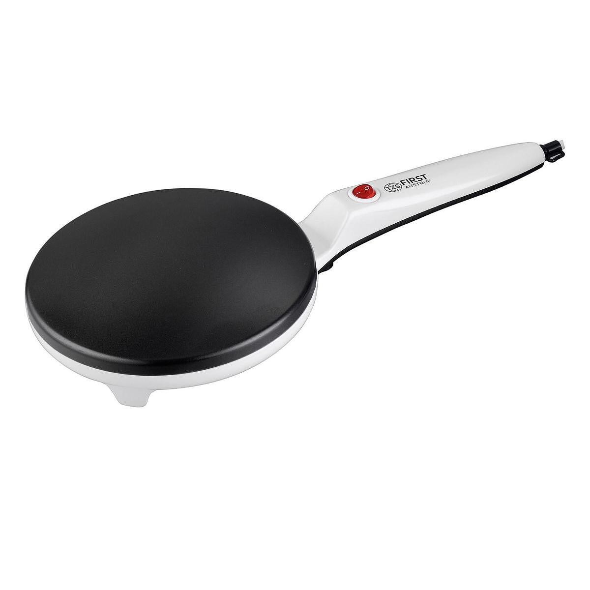 Уред за палачинки First Austria FA-5307-2, 600W, 20 см, Незалепващо покритие, Бял — снимка
