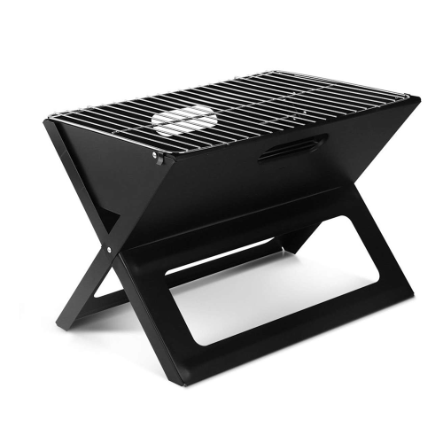 Градинско преносимо барбекю Rila Crafts, Сгъваемо, Черен — продуктова снимка