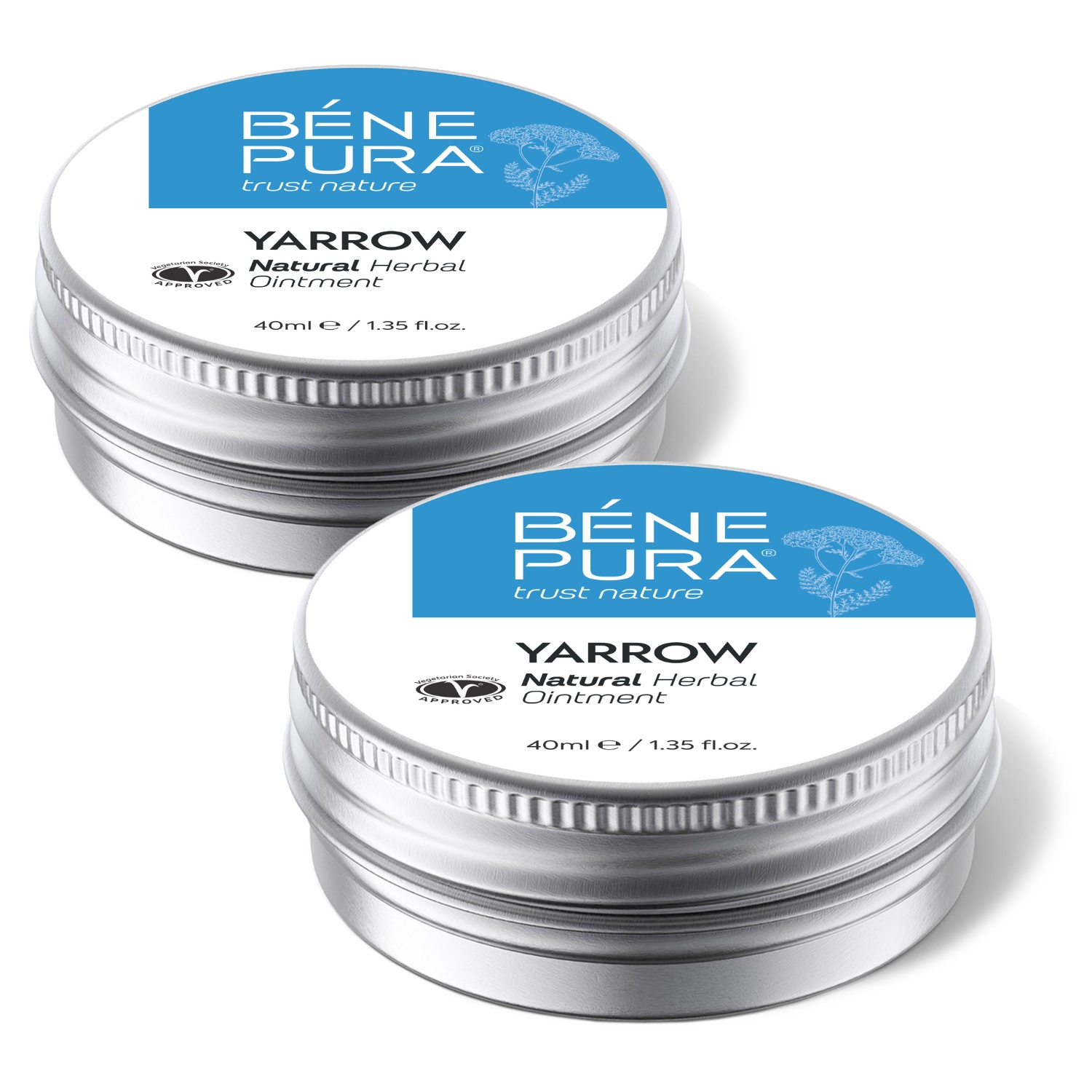 2x Мехлем Бял равнец с билки при Хемороиди - 40мл — снимка