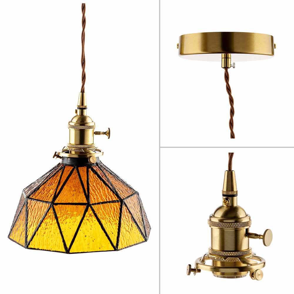 Полилей единичен Vitrage , Е27, Amber — снимка