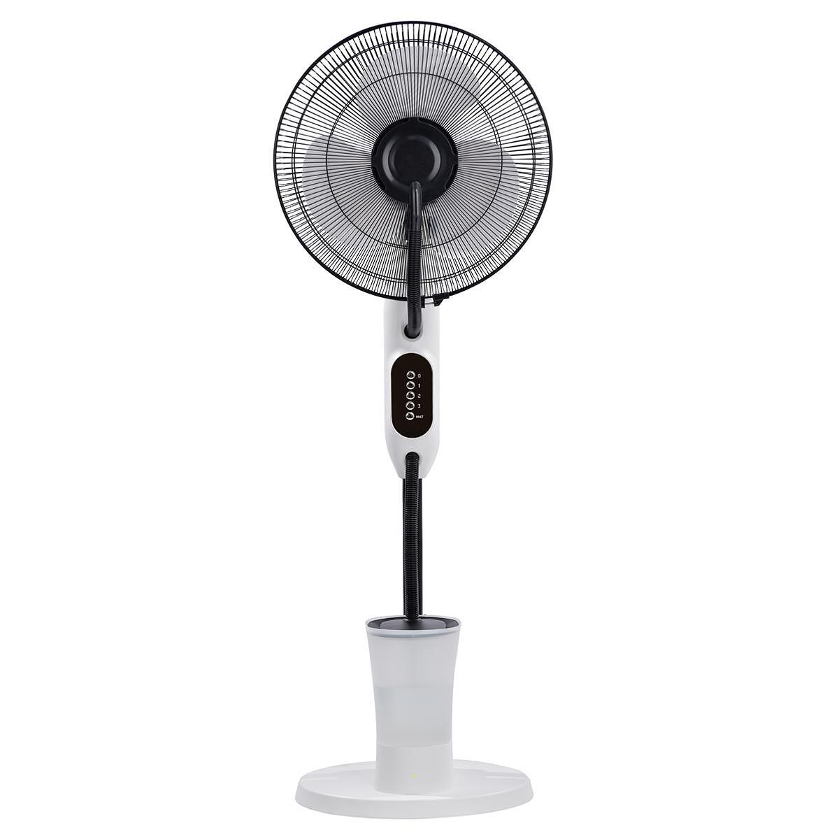 Вентилатор с водна мъгла Elite EFM-1340W, 2.8 l, Автоматична осцилация, Меден двигател, 3 скорости, Бял/черен — снимка