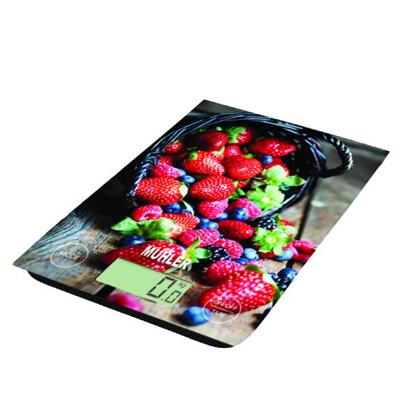 Везна Muhler KSC-2027 ел.кухненска, Berry, 5kg — снимка