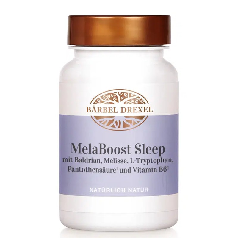 MelaBoost Sleep формула за спокоен сън с витамини, минерали и билки, 60 капсули от Baerbel Drexel — продуктова снимка