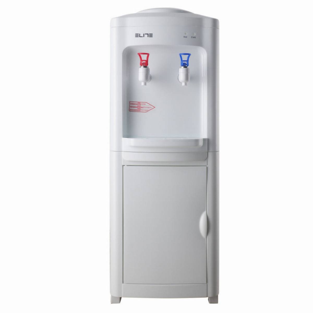 Диспенсър за вода ELITE WDE-2535, 630W, Електронен, Затопляне 550W, Охлаждане 80W, 10-95C, Горно зареждане, Бял — снимка