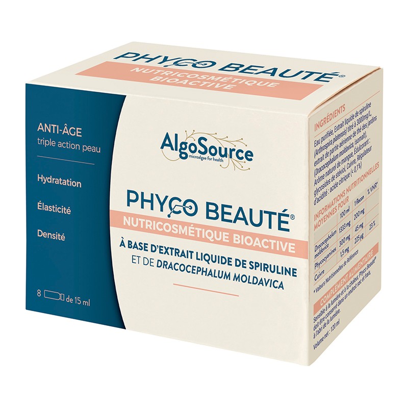 Фико Бюти – Растителна формула за кожа и коса, 8 флакона — продуктова снимка