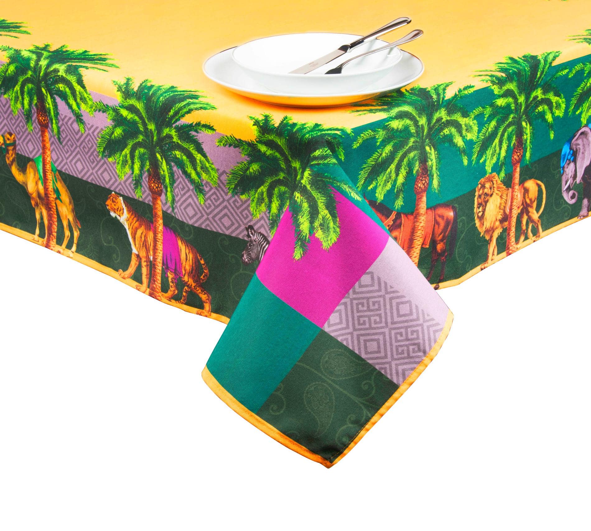 Покривка EXCELSA LE CIRQUE DU MARRAKECH 140x240 см. — снимка на продукта от EXCELSA