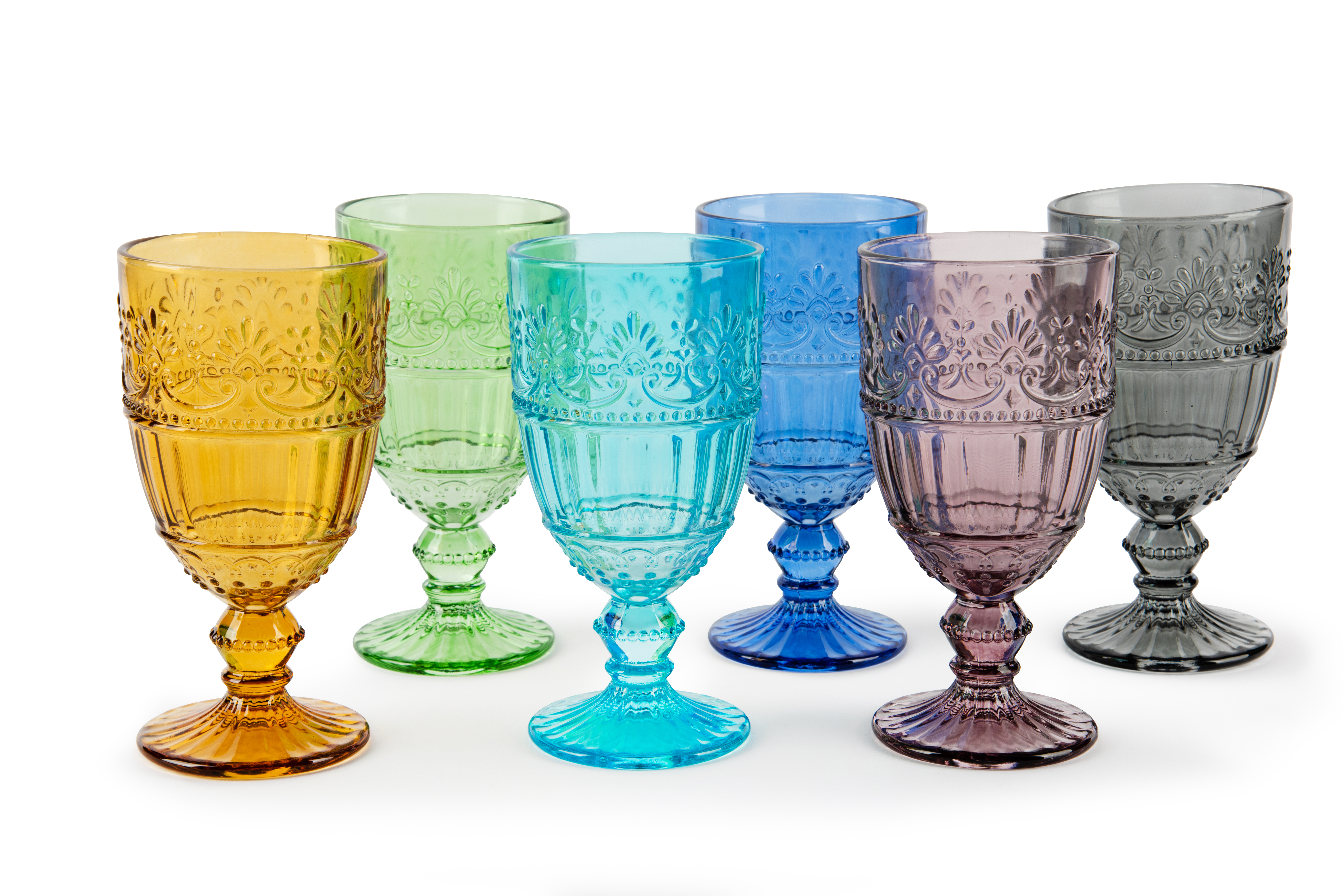 Чаши за вино 6 бр. EXCELSA COUNTRY FLOWER 350 мл. — снимка на продукта от EXCELSA