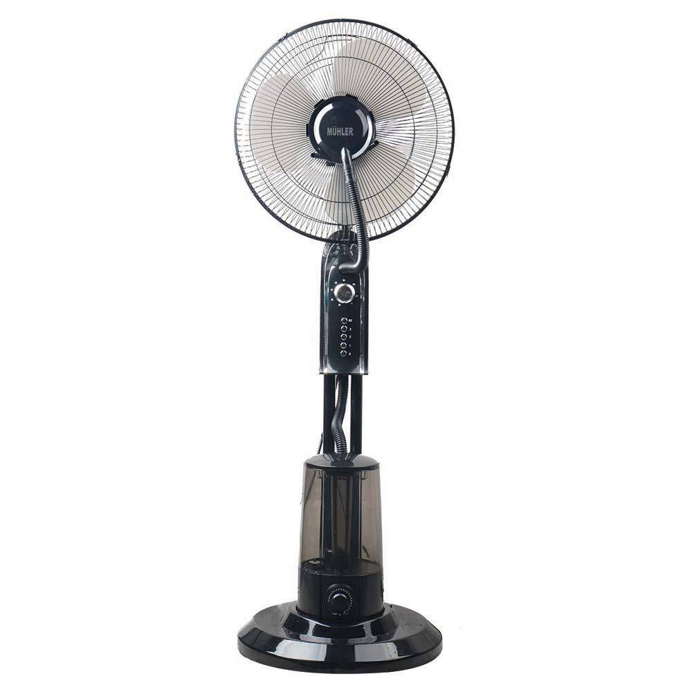 Вентилатор 16" Muhler MF-1677/MF-1609RC, водна мъгла, до 8 ч., 75 W — снимка