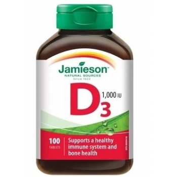 ДЖЕЙМИСЪН Витамин Д-3 табл. 1000UI х 100 