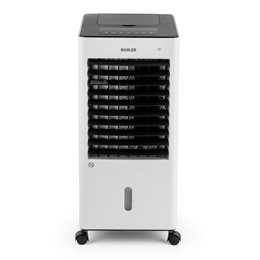 Мобилен охладител и отоплител Muhler MC-6066H, 2000W, LED дисплей, Осцилация, Таймер, Бял — снимка