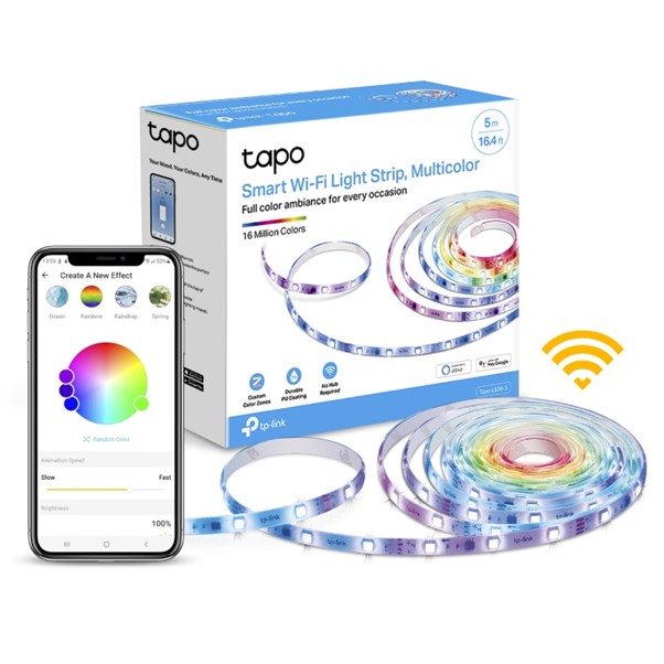 Снимка на Безжична многоцветна LED лента TP-Link Tapo L920, 5 метра, AirTrade, цена 25.48 лв