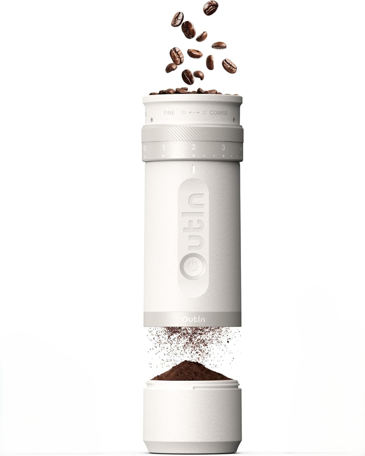 Снимка на Преносима кафемелачка Outin Fino, Sandstone White, AirTrade, цена 160.76 лв