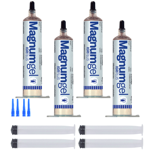 Магнум биоциден гел за унищожаване на ХЛЕБАРКИ 4 бр. x 40 гр. + ПОДАРЪК бутало — снимка на продукта от Belgagri - 