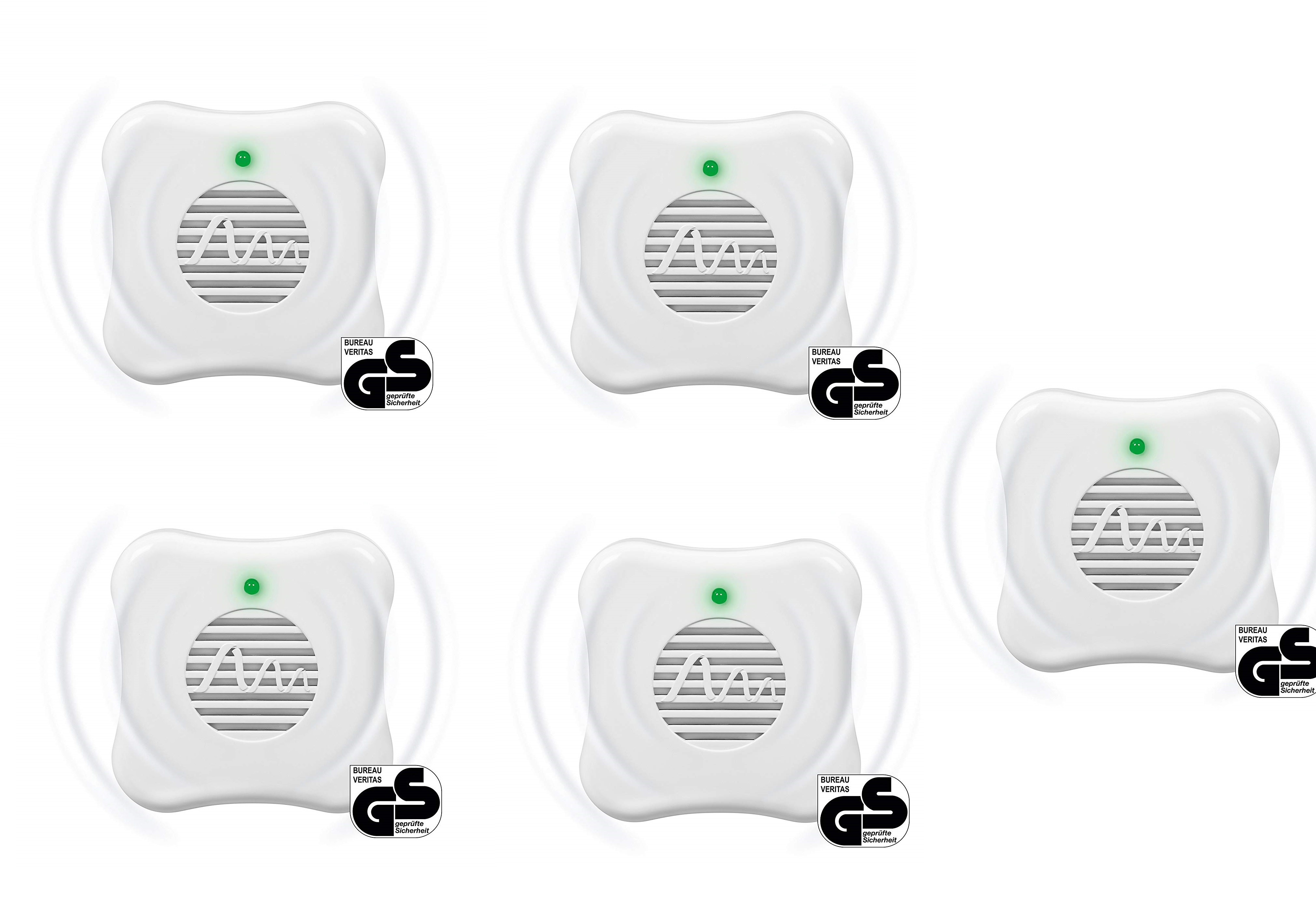 Семейна опаковка: 5 бр. Ултразвукови уреди против комари за 25 кв.м. Gardigo от GARDIGO  — продуктова снимка