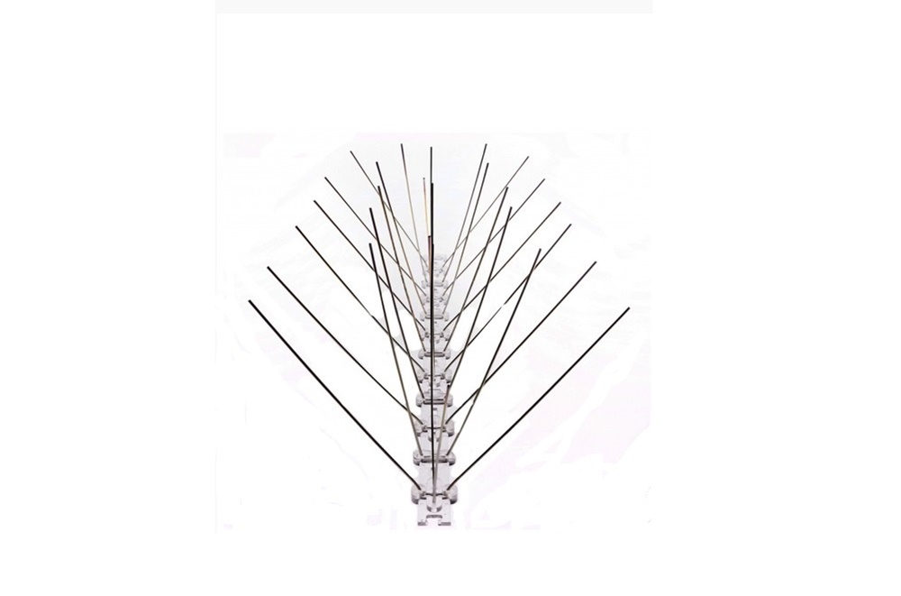 Снимка на КОМПЛЕКТ: Шипове за птици стомана 5 редови, 50 см. - 50 бр. (25 метра),  , цена 105.45 лв