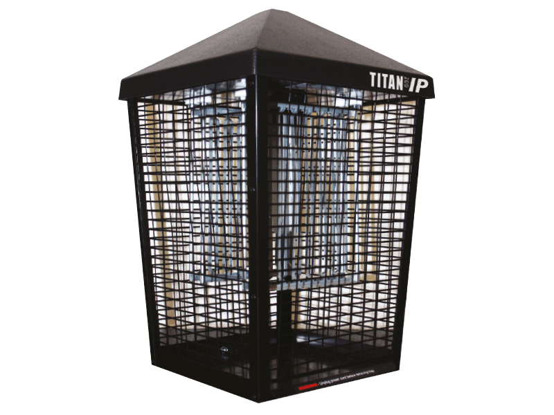 Инсектицидна лампа Титан 200 IP срещу летящи насекоми (мухи, комари и др.) за навън, устойчива на дъжд (IPX4) до 160 кв.м. — снимка на продукта от PestWest - 