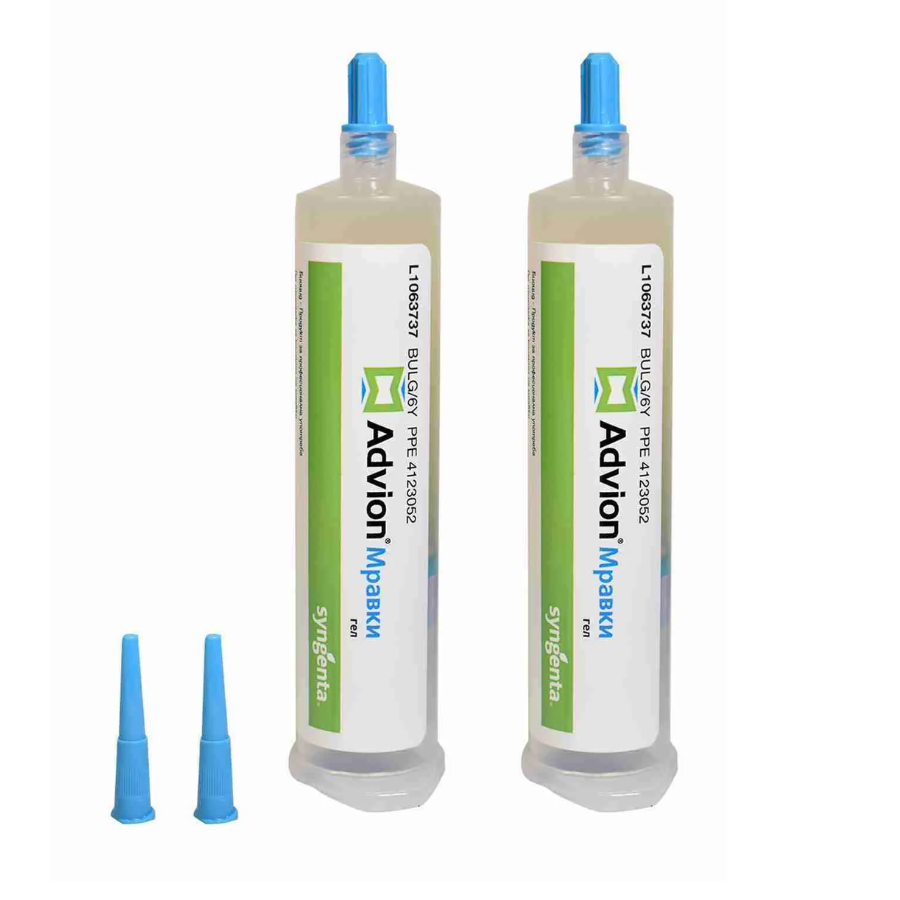 Гел за Мравки Адвион -  2 бр. х30 гр. + ПОДАРЪК Бутало от   — продуктова снимка