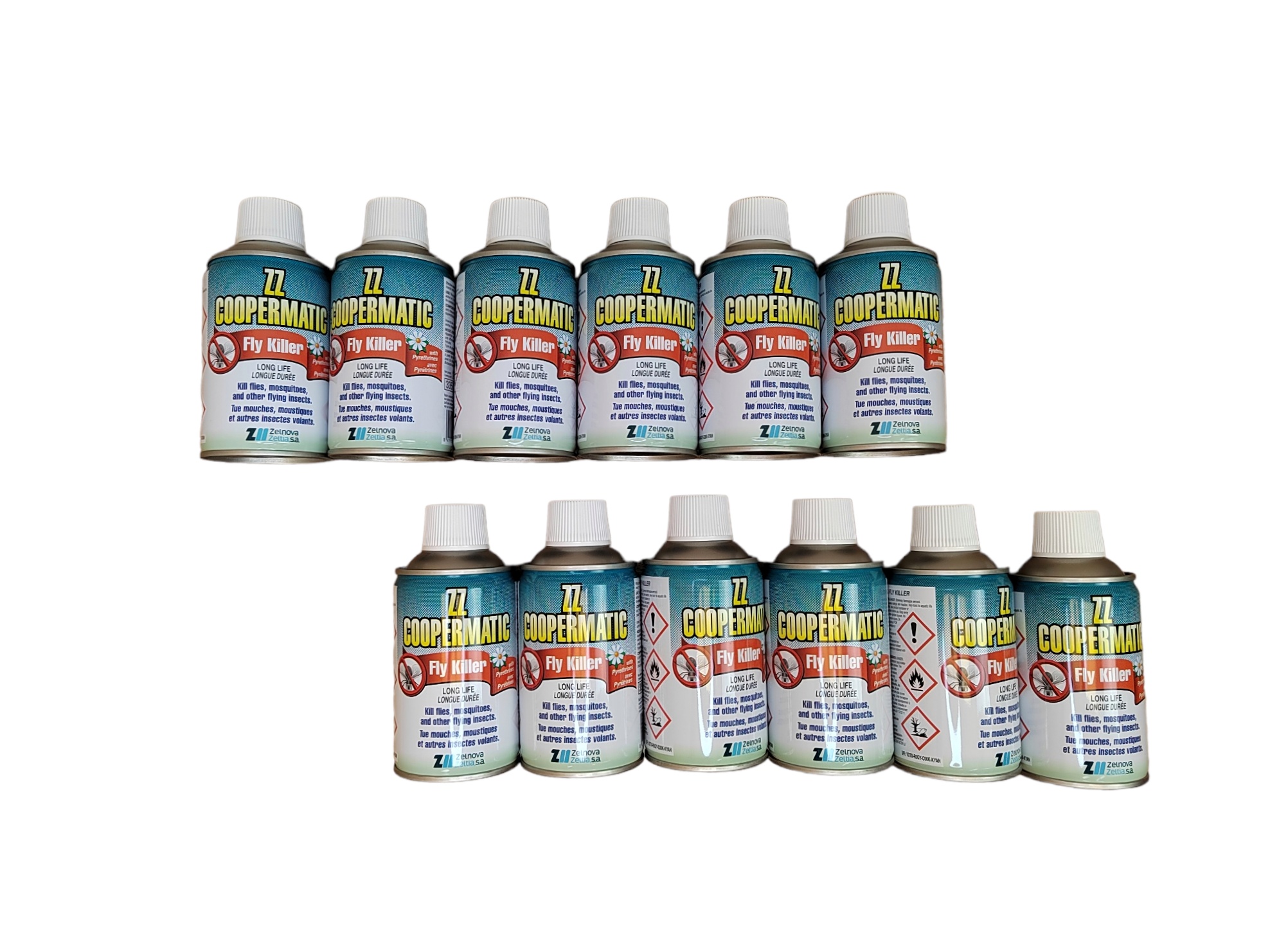 12 броя Резервен пълнител ZZ за унищожаване на Мухи, Оси, Комари, Молци и др. летящи насекоми — снимка на продукта от качествена марка