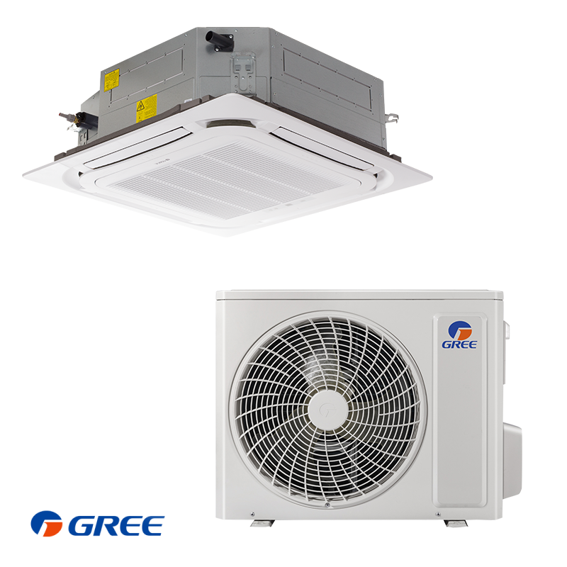 Касетъчен климатик Gree GUD71T1 + GUD71W1/NhA-S, 24000 BTU, 49 м2, A++, R-32, Бял — снимка на продукта от Gree